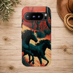 Desert Run Wild Horse Phone Case
