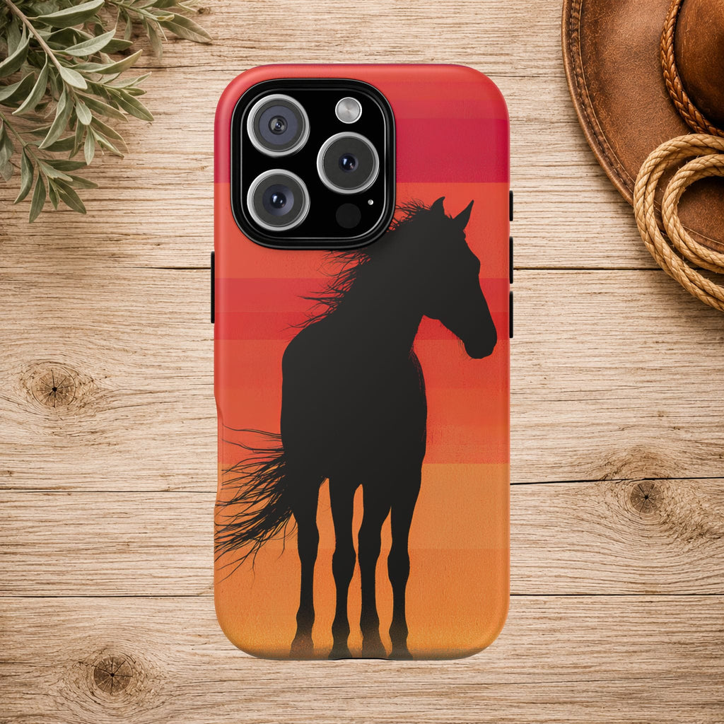 Sunset Spirit Horse Phone Case