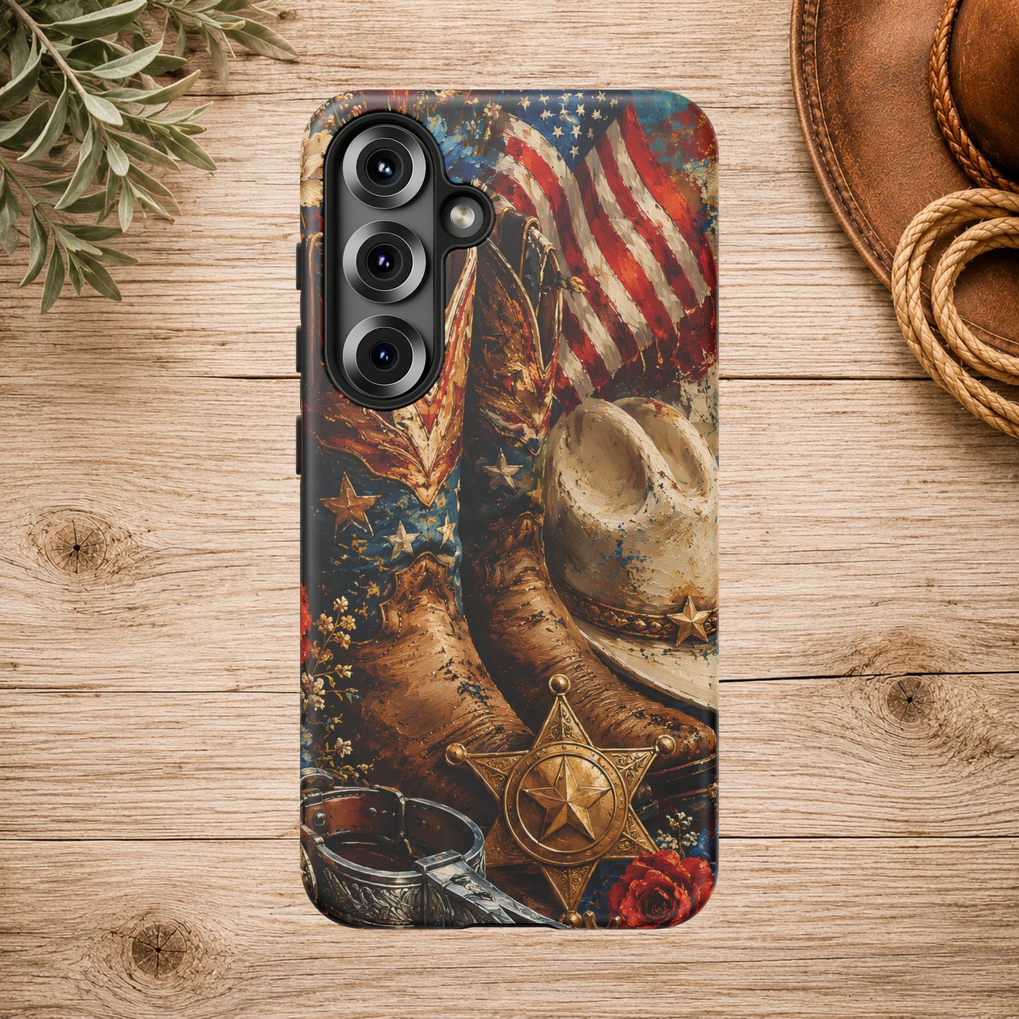 Patriotic Cowgirl Phone Case