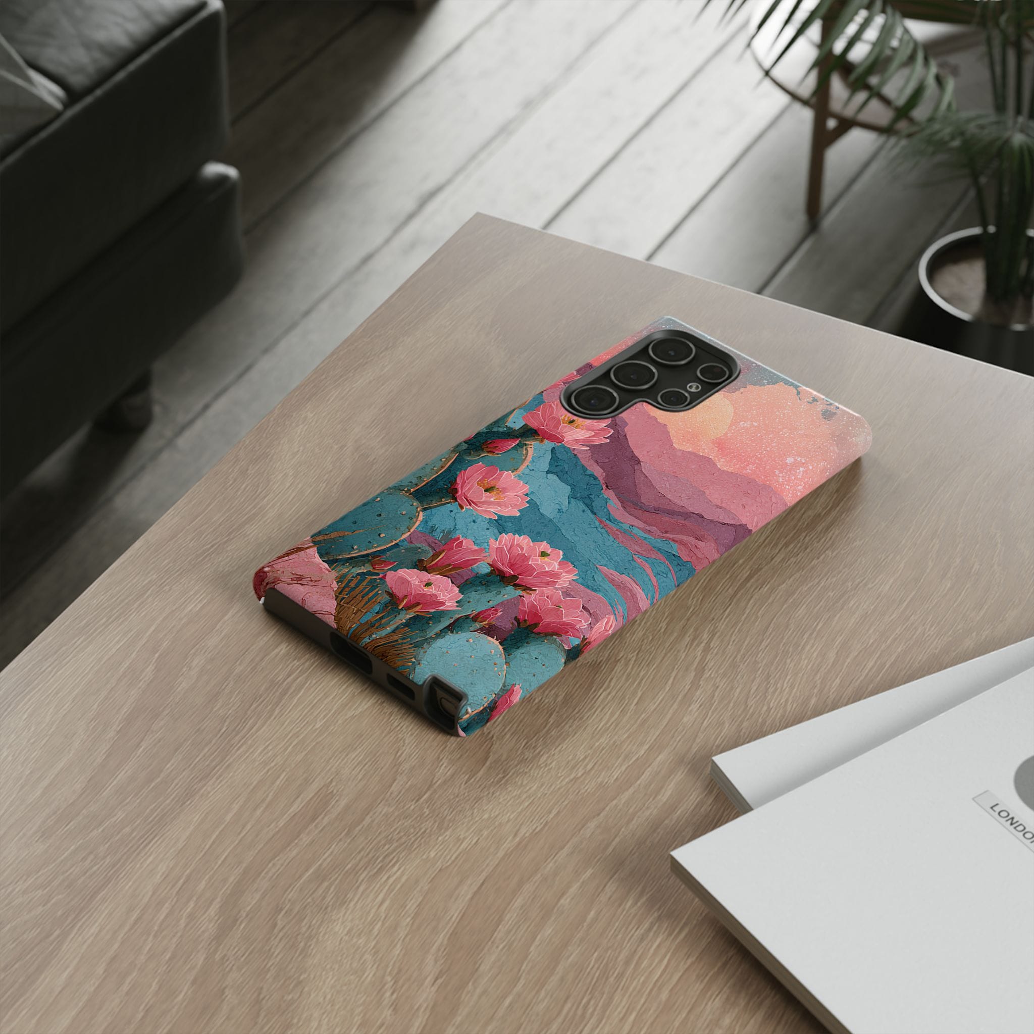 Desert Bloom Sunset Phone Case