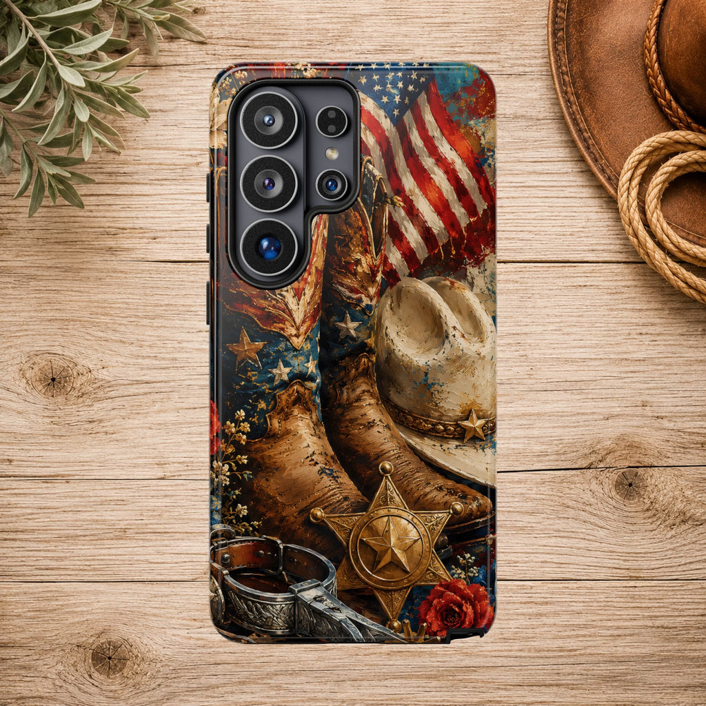 Patriotic Cowgirl Phone Case