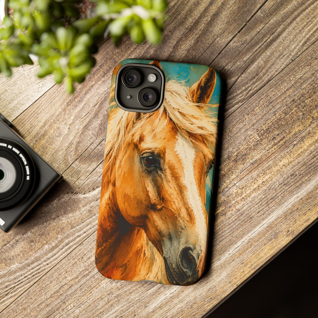 Golden Spirit Horse Phone Case