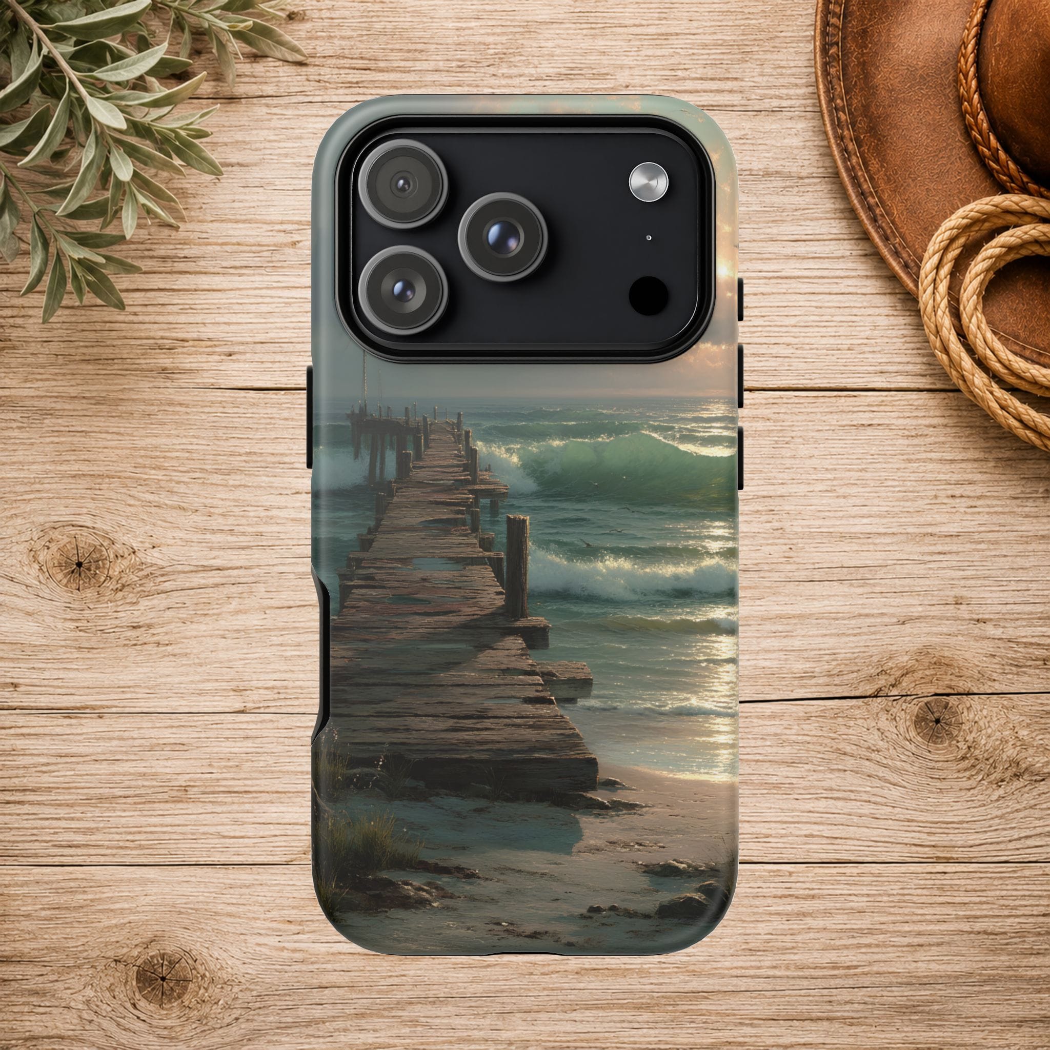 Wooden  Seaside Pier Phone Case