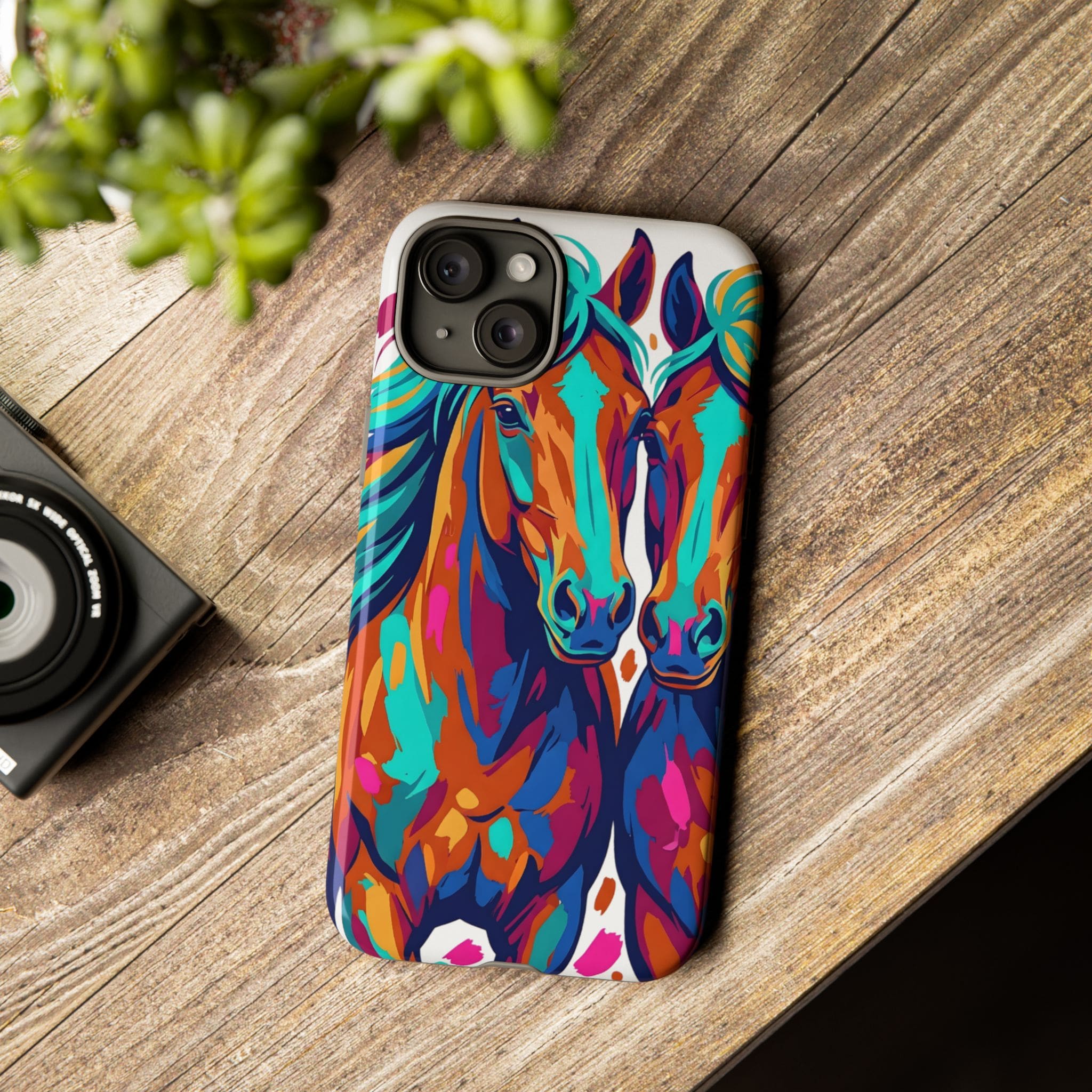 Vibrant Pop Art Equine Phone Case