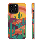 Desert Sunset Cactus Phone Case