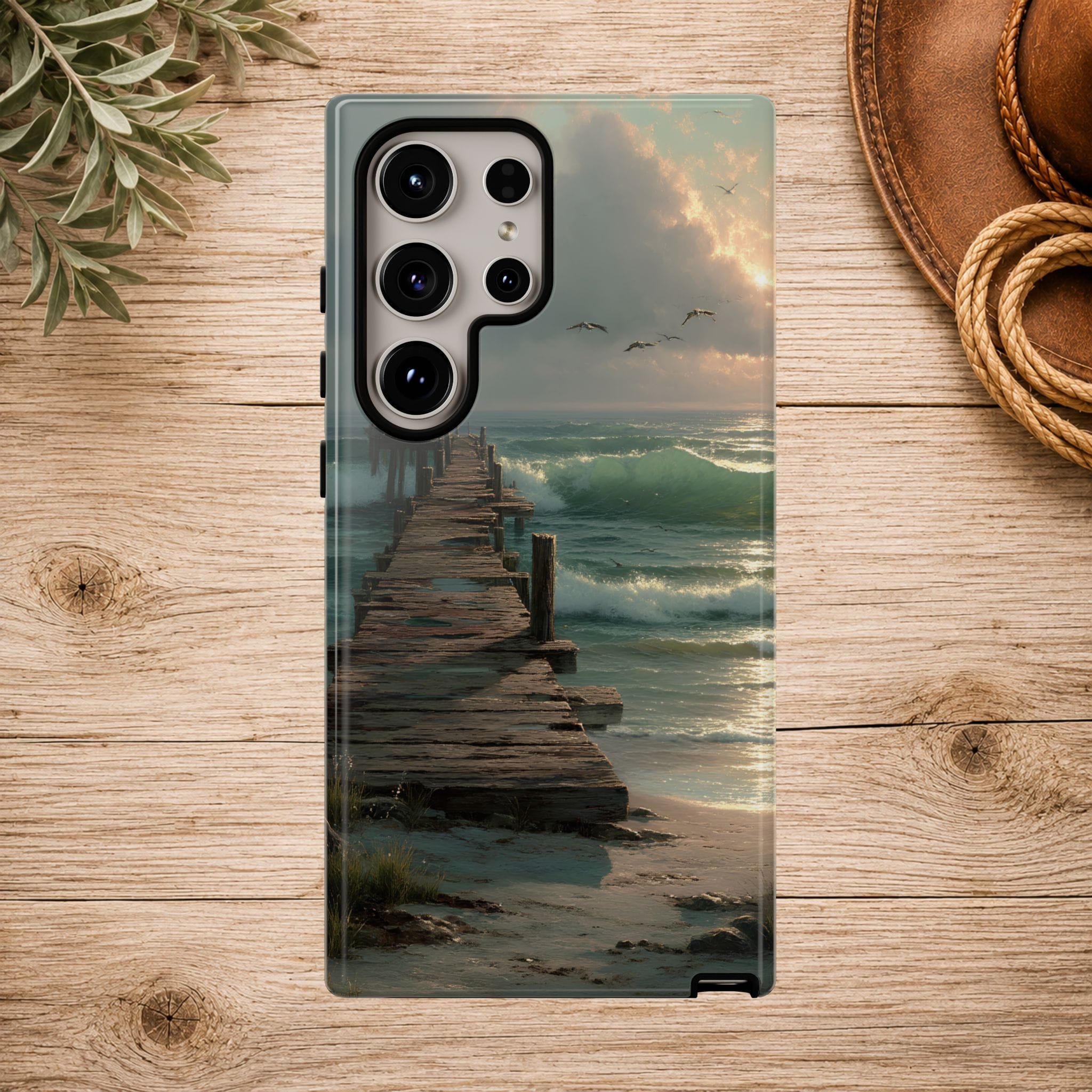 Wooden  Seaside Pier Phone Case