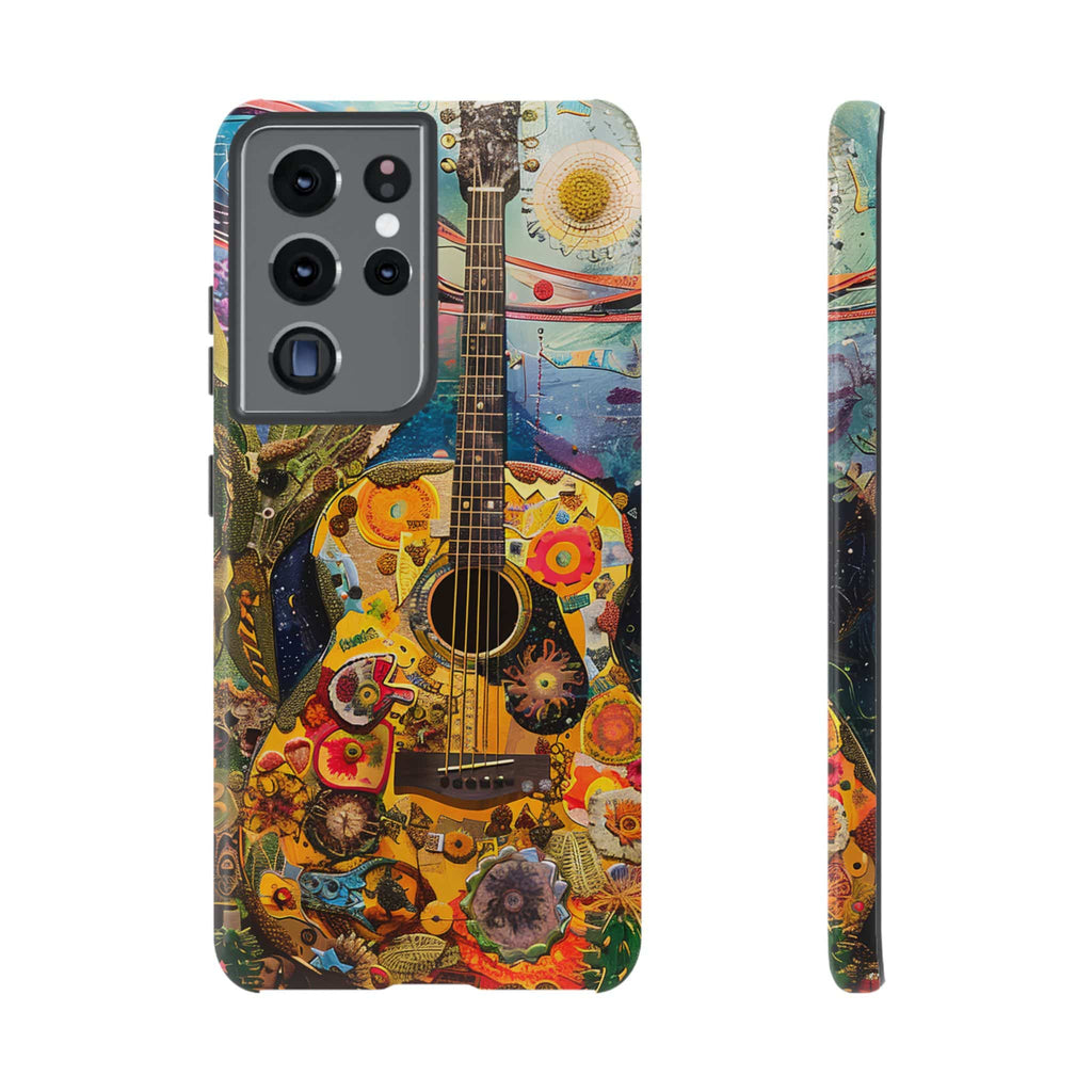 Floral Guitar- Phone Case