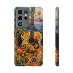 Floral Guitar- Phone Case