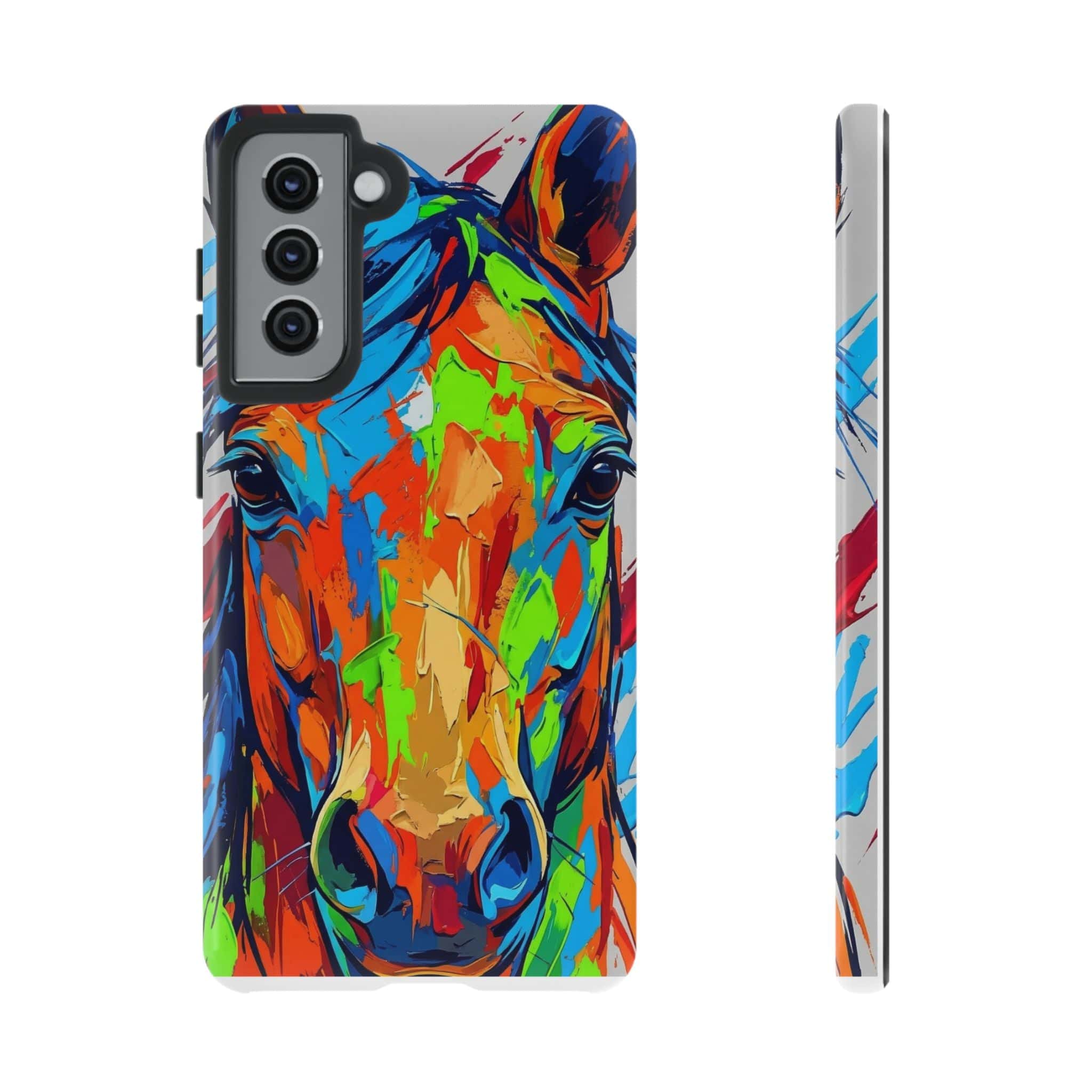 Colorful Abstract Horse Phone Case
