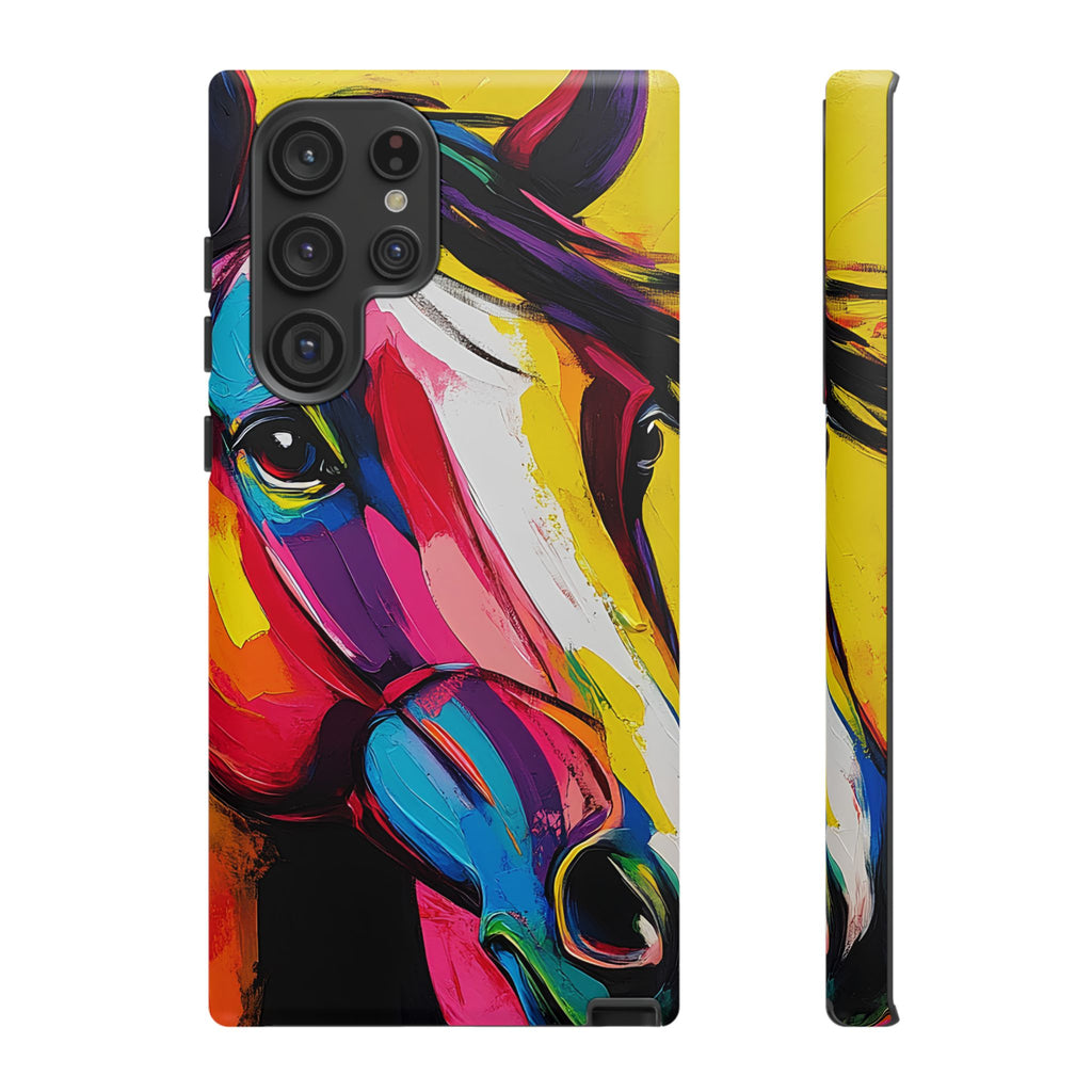 Abstract Colorful Horse Phone Case
