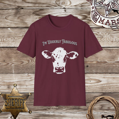 Softstyle Unisex T-Shirt - Udderly Fabulous