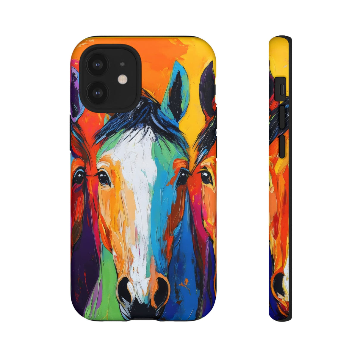 Colorful Horse Head Phone Case