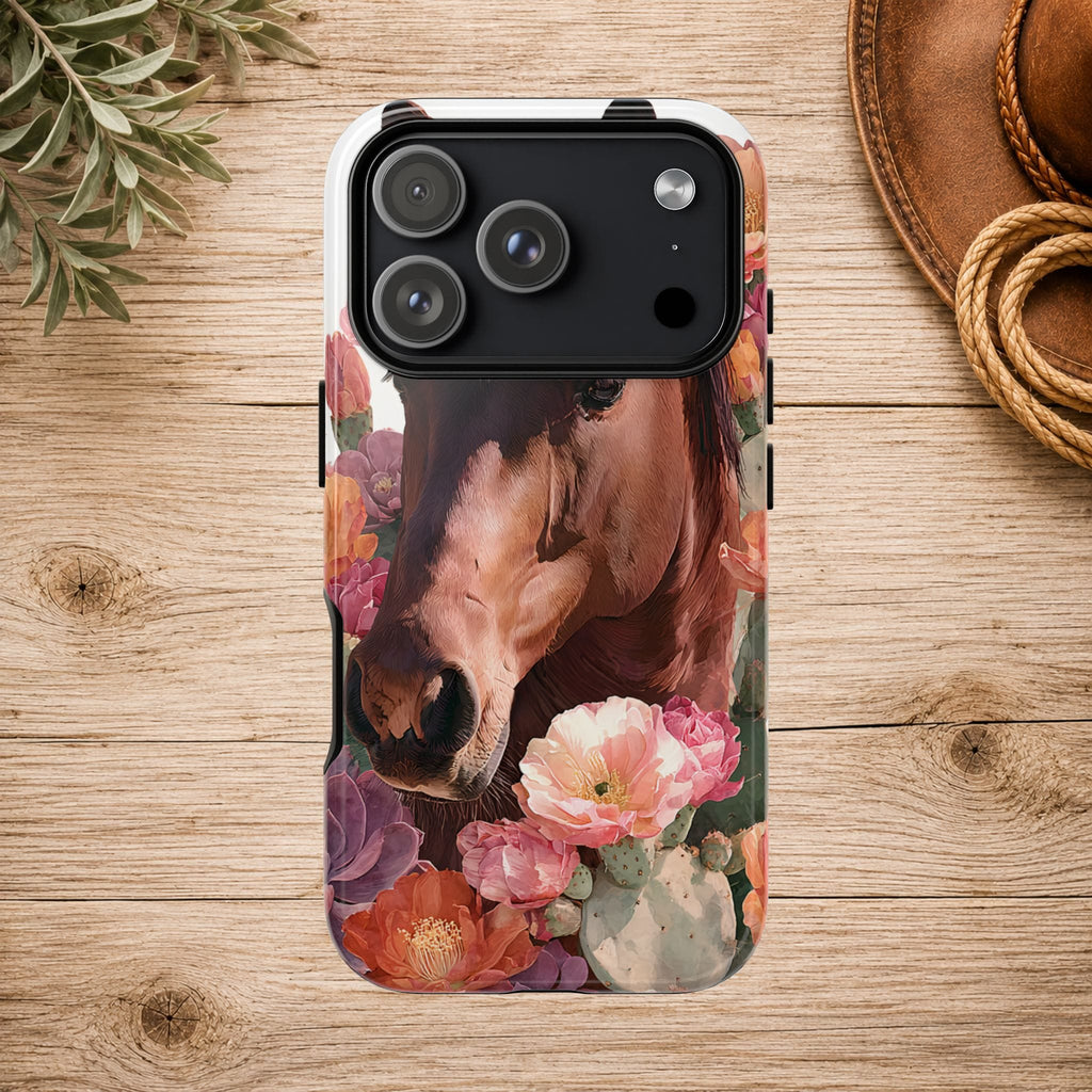 Horse Floral Phone Case
