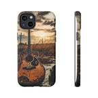 Guitar in a Wet Field -Phone Case