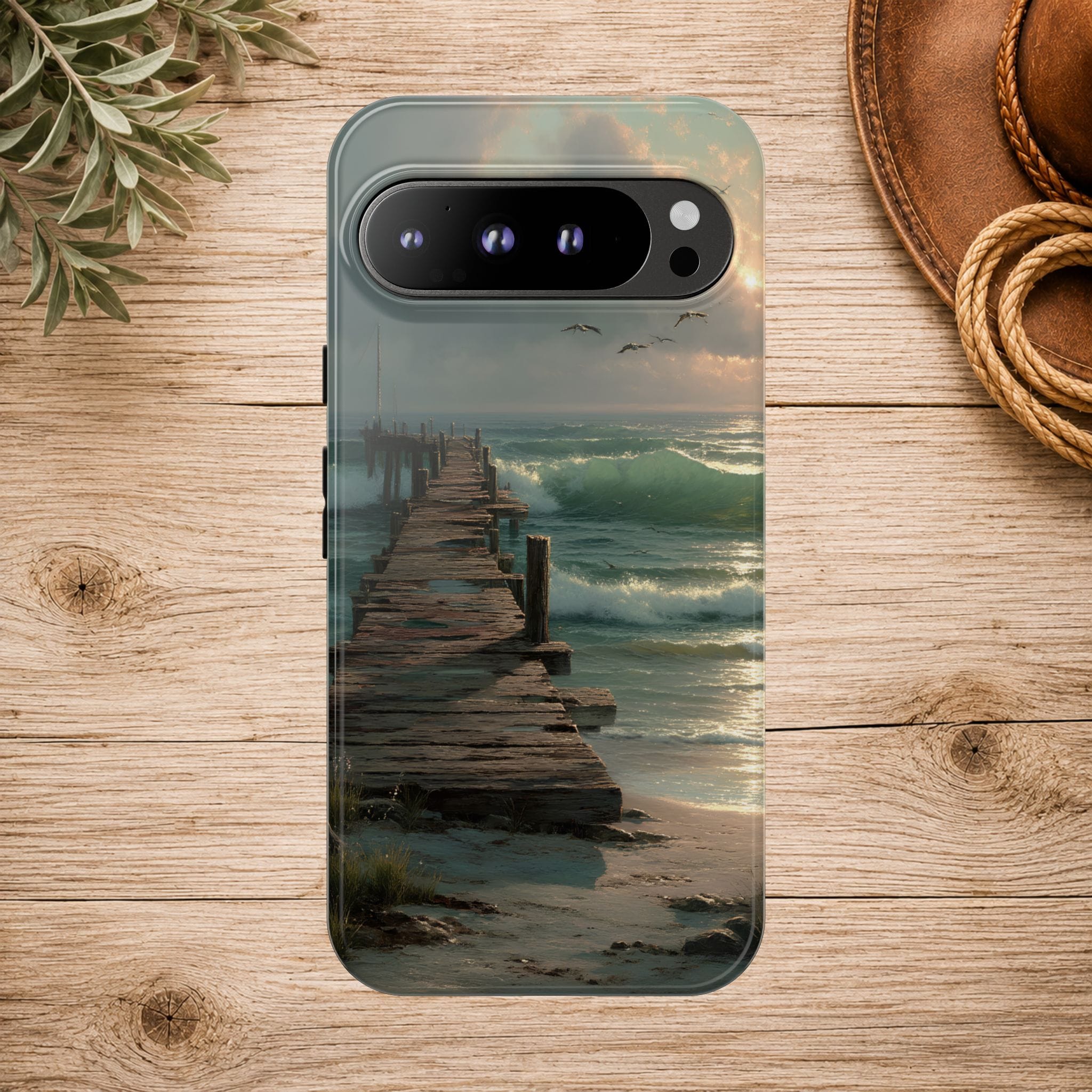 Wooden  Seaside Pier Phone Case