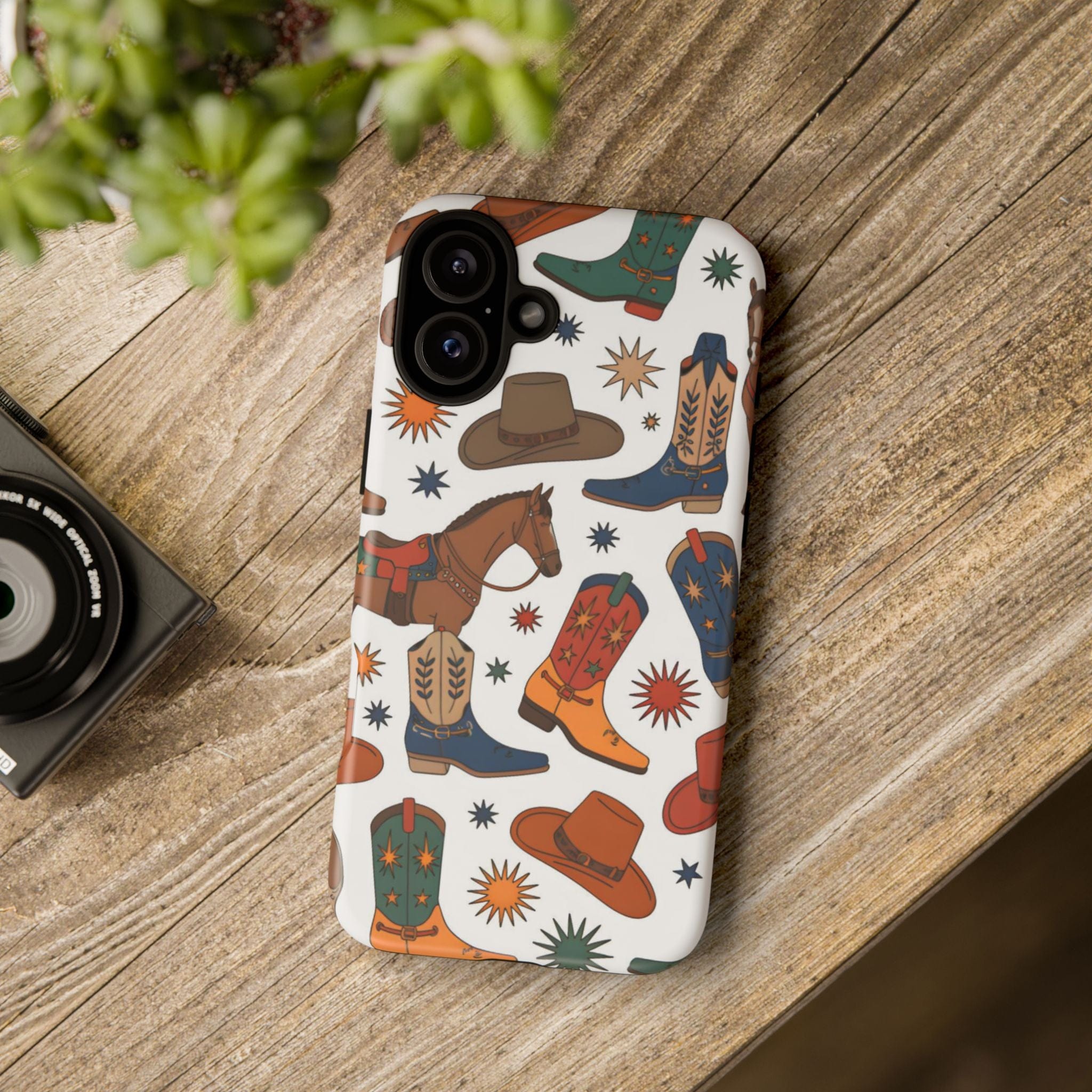 Cowboy Boots, Hats & Horses Phone Case