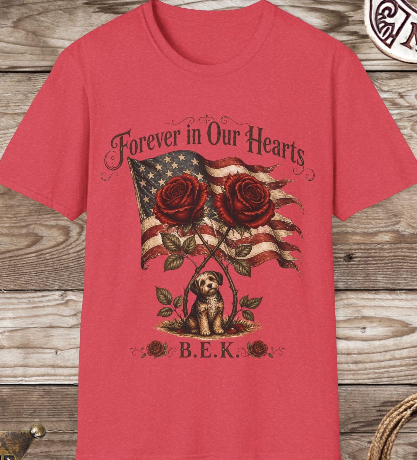 Forever in Our Hearts — B.E.K. Memorial Tee