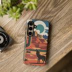 Mountain and Wolf -Phone Case