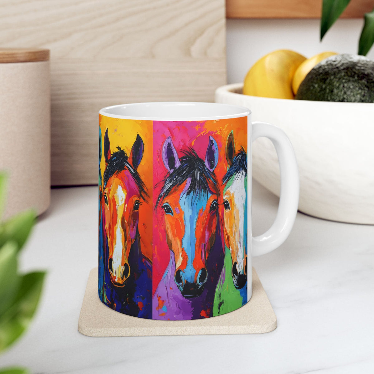 Colorful Horse Mug