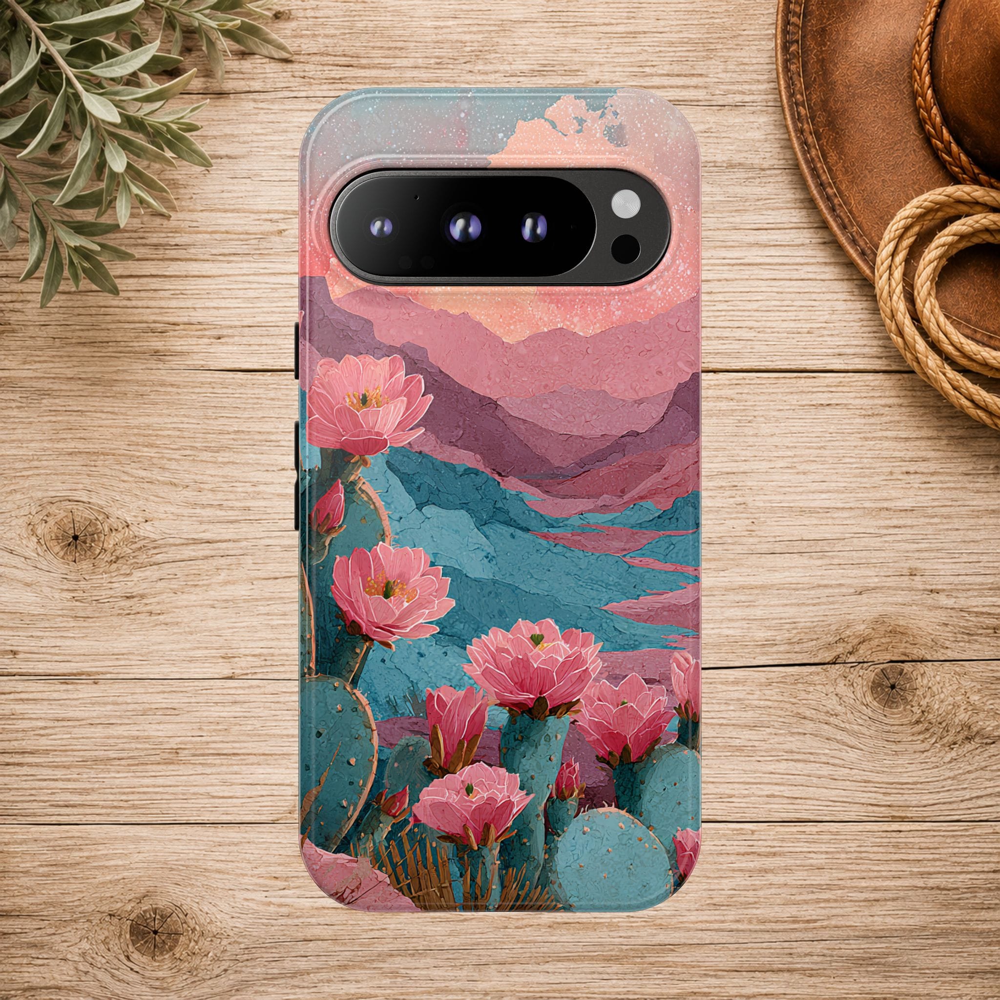 Desert Bloom Sunset Phone Case