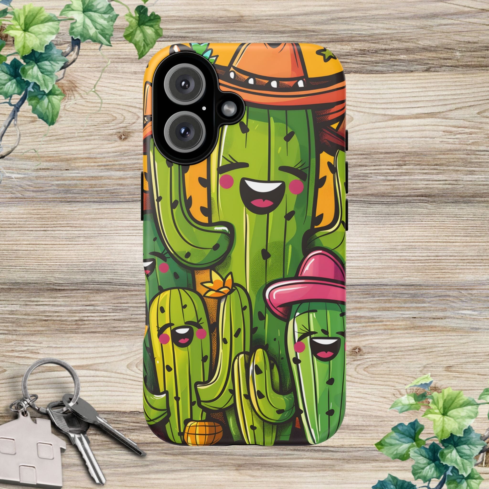 Happy Cactus Crew Phone Case