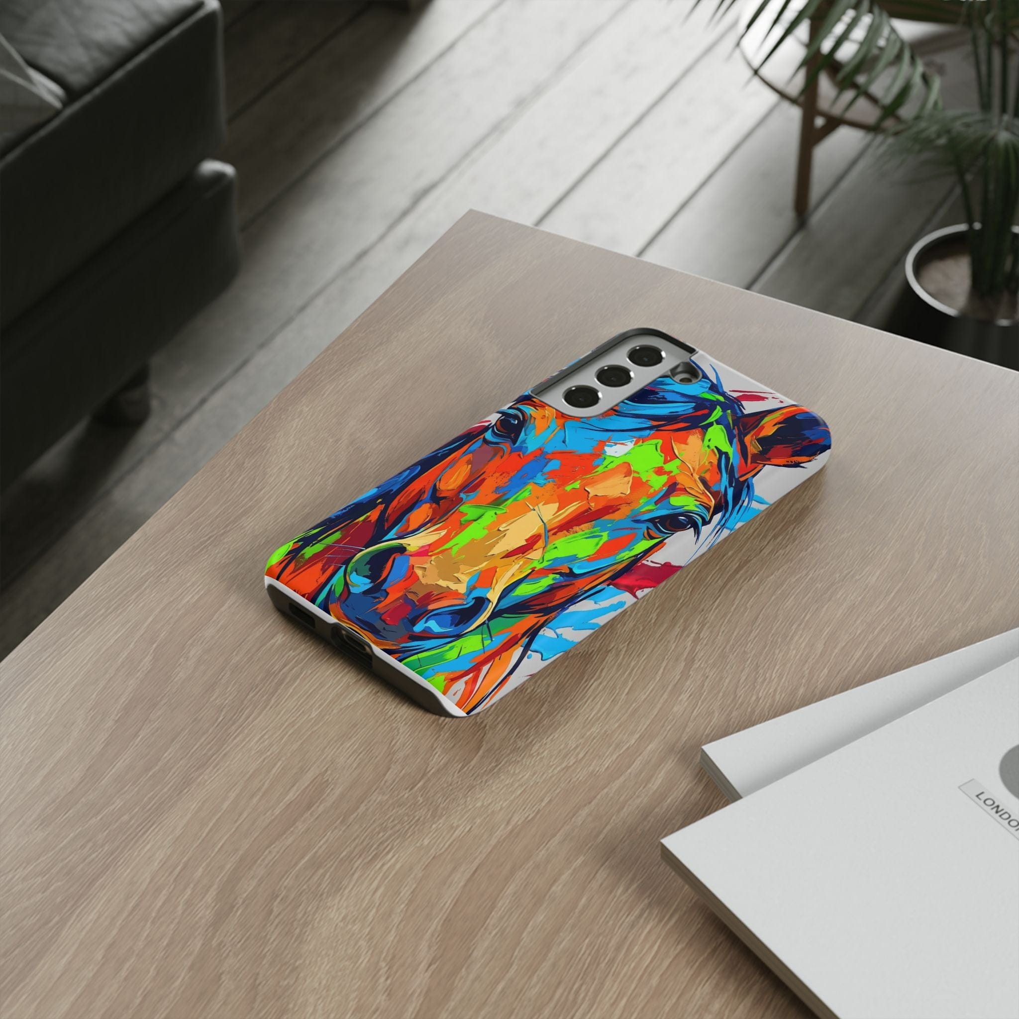 Colorful Abstract Horse Phone Case