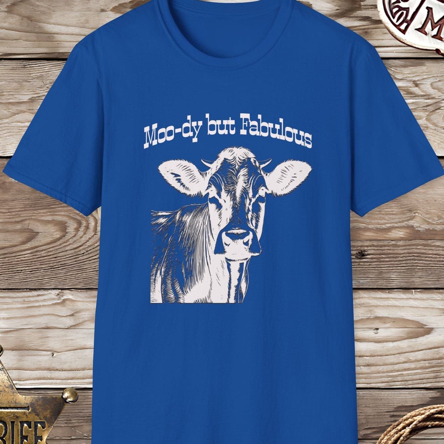 Moo-dy But Fabulous-T-Shirt