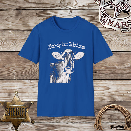 Moo-dy But Fabulous-T-Shirt