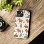 Armadillo, Longhorn, Owl & Bunny Pattern-Phone Case