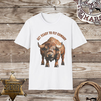 Softstyle Unisex T-Shirt -Wooden Bull