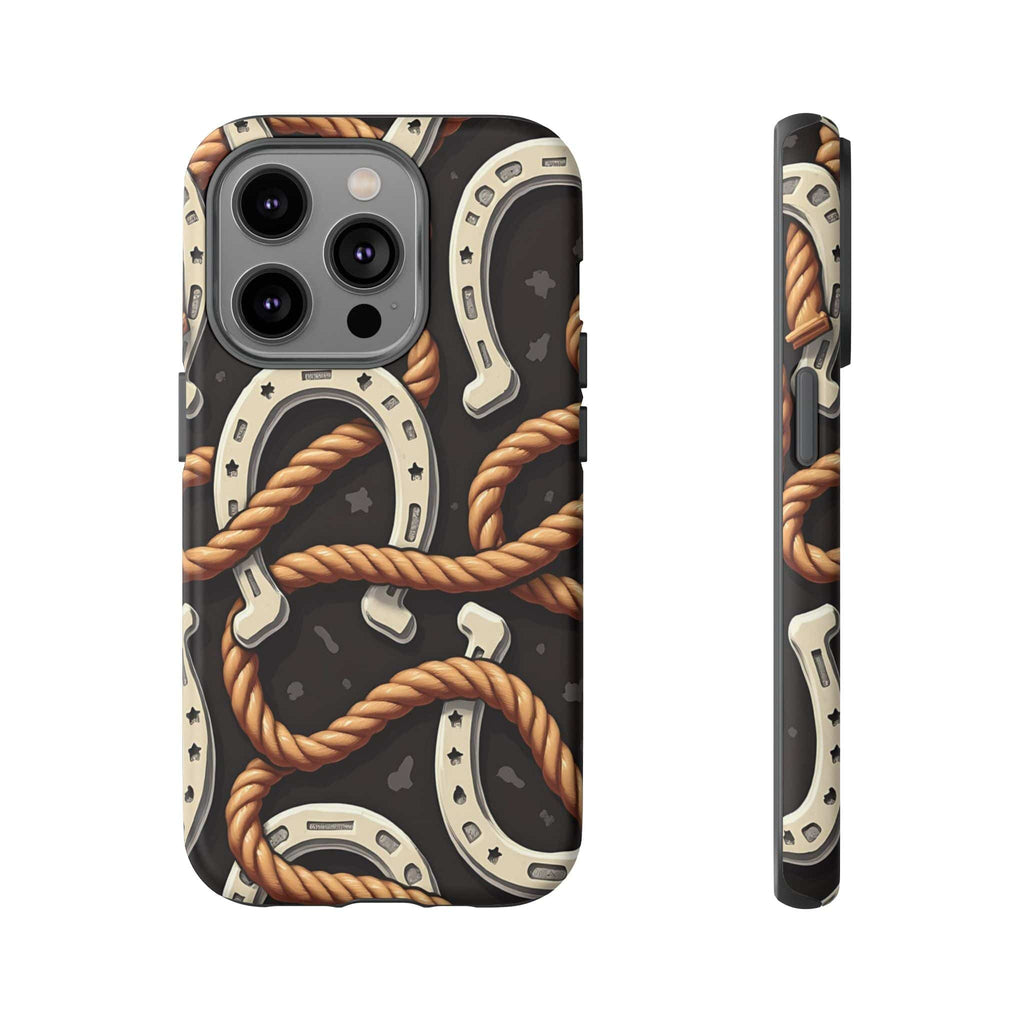 Horseshoes and Ropes-Phone Case