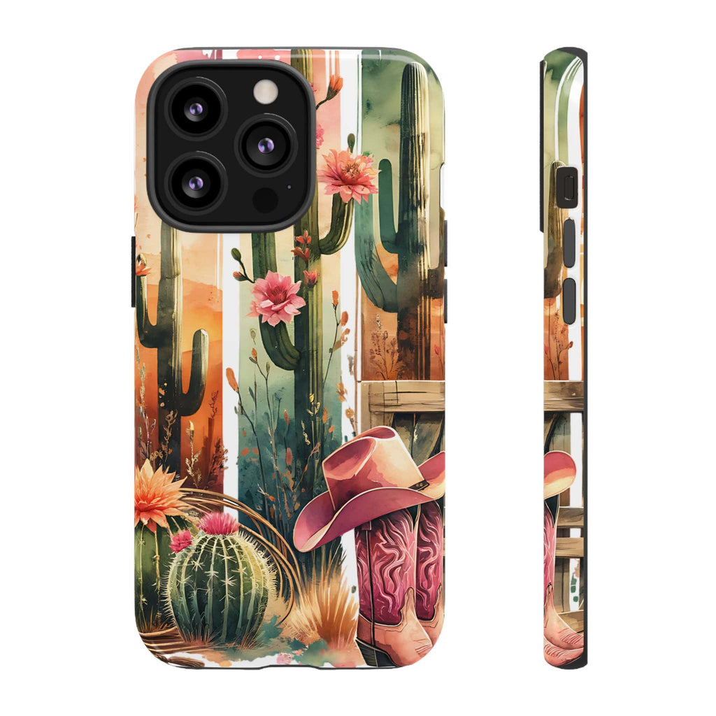 Southwestern Floral Cactus -Tough Case