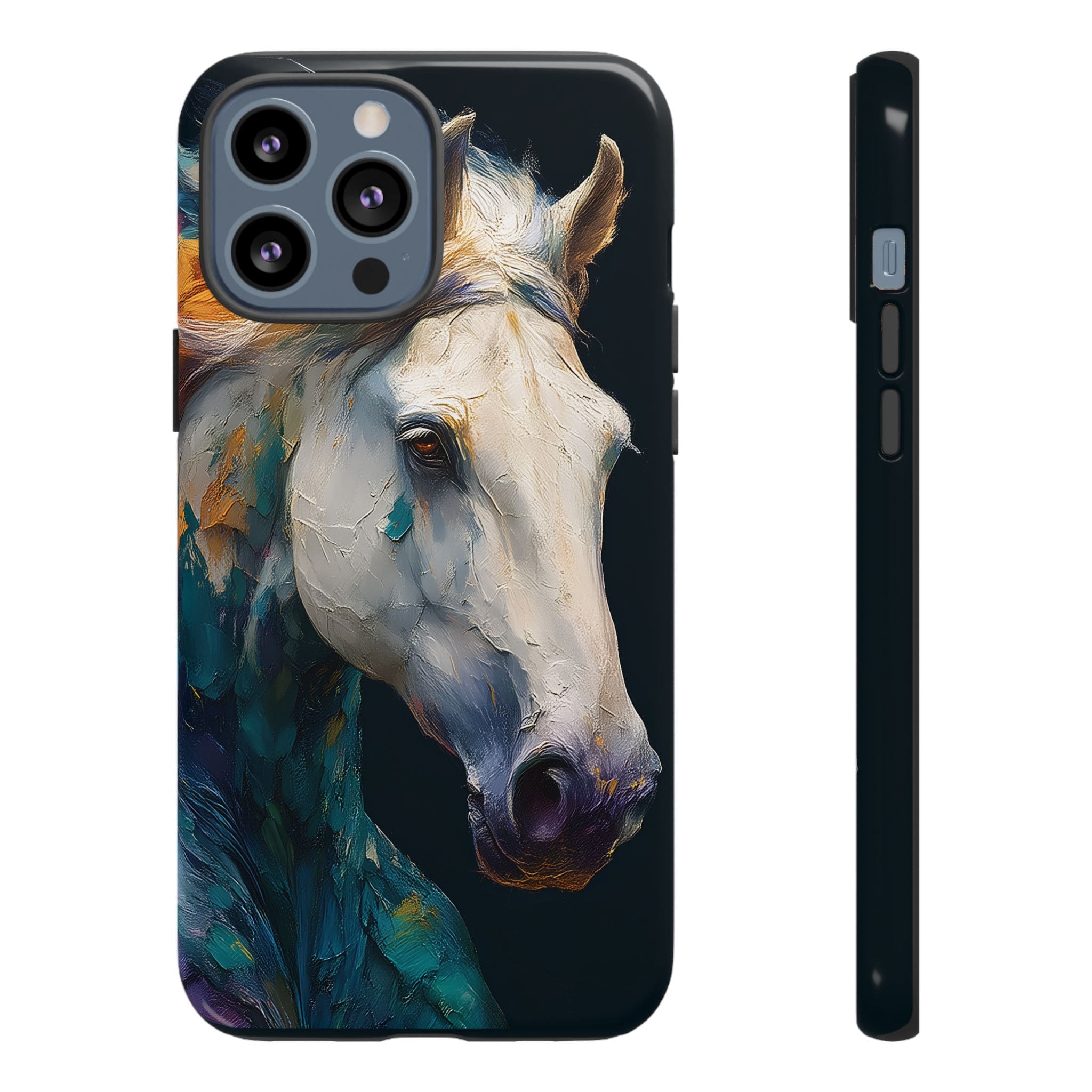 White Horse Art Phone Case