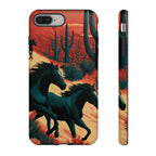 Desert Run Wild Horse Phone Case