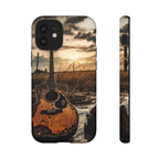 Guitar in a Wet Field -Phone Case