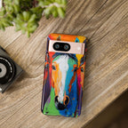 Colorful Horses Head - Phone Case