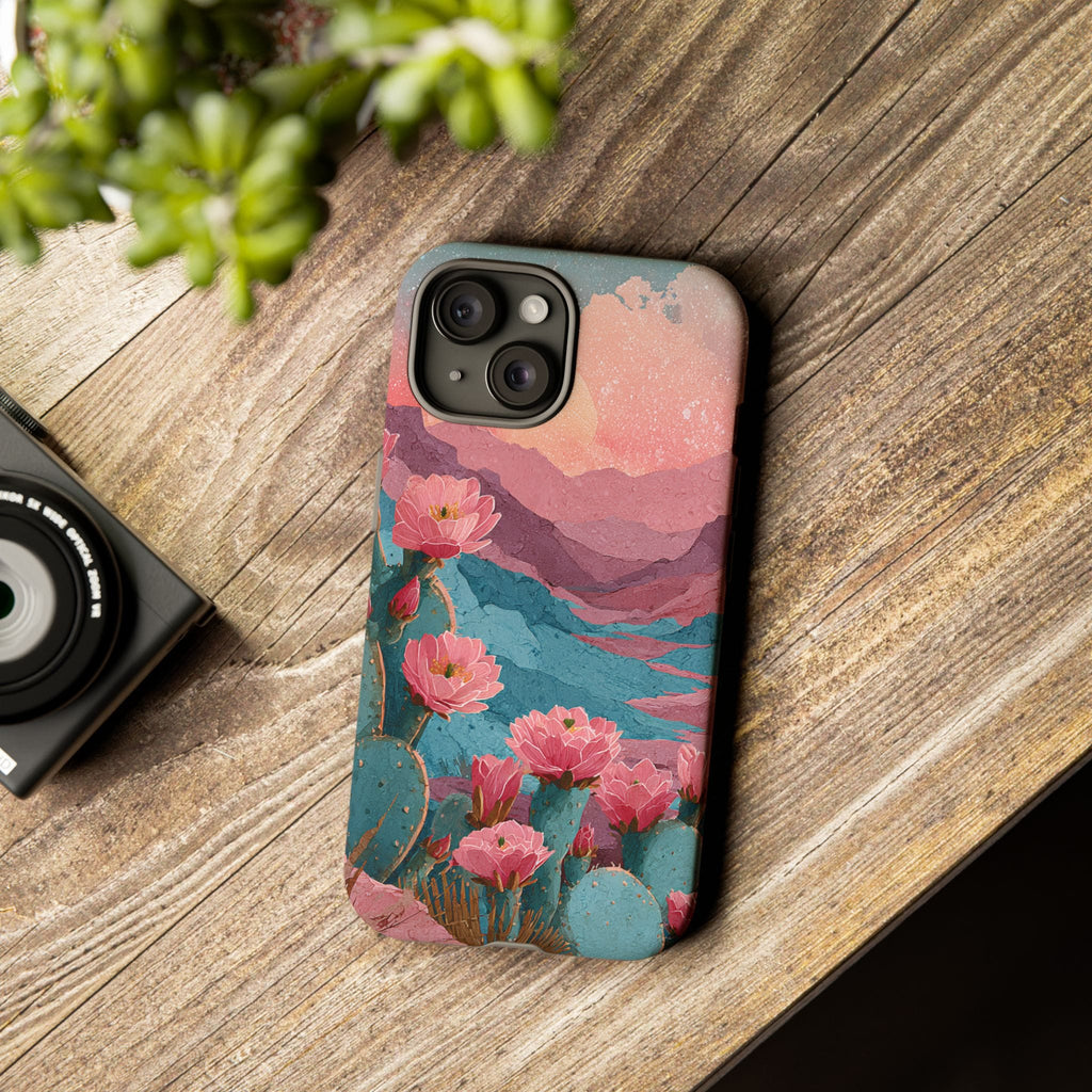 Desert Bloom Sunset Phone Case