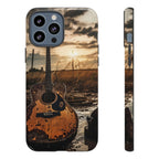Guitar in a Wet Field -Phone Case