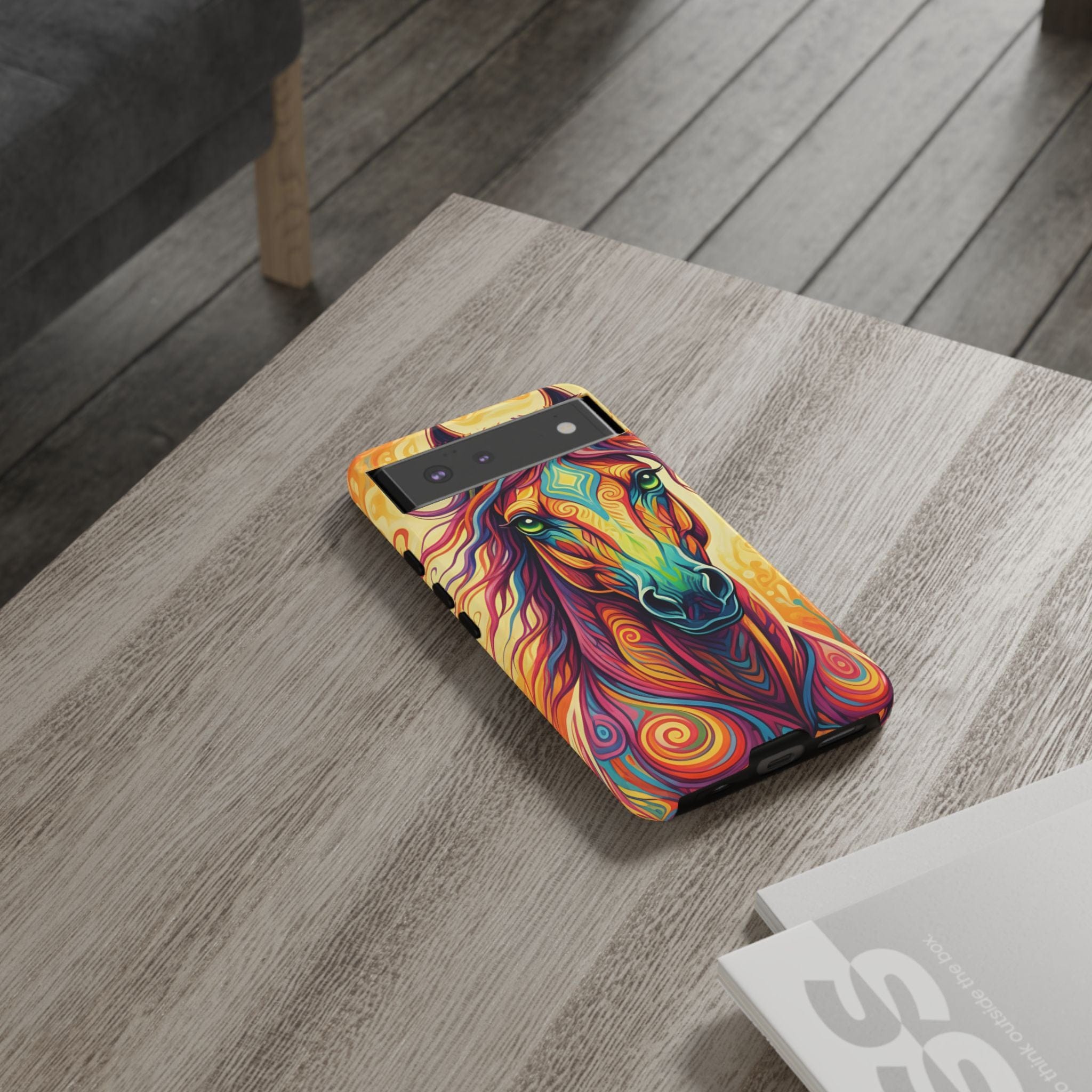 Vibrant Swirl Stallion - Phone Cover