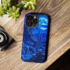 Blue Desert Moon Phone Case