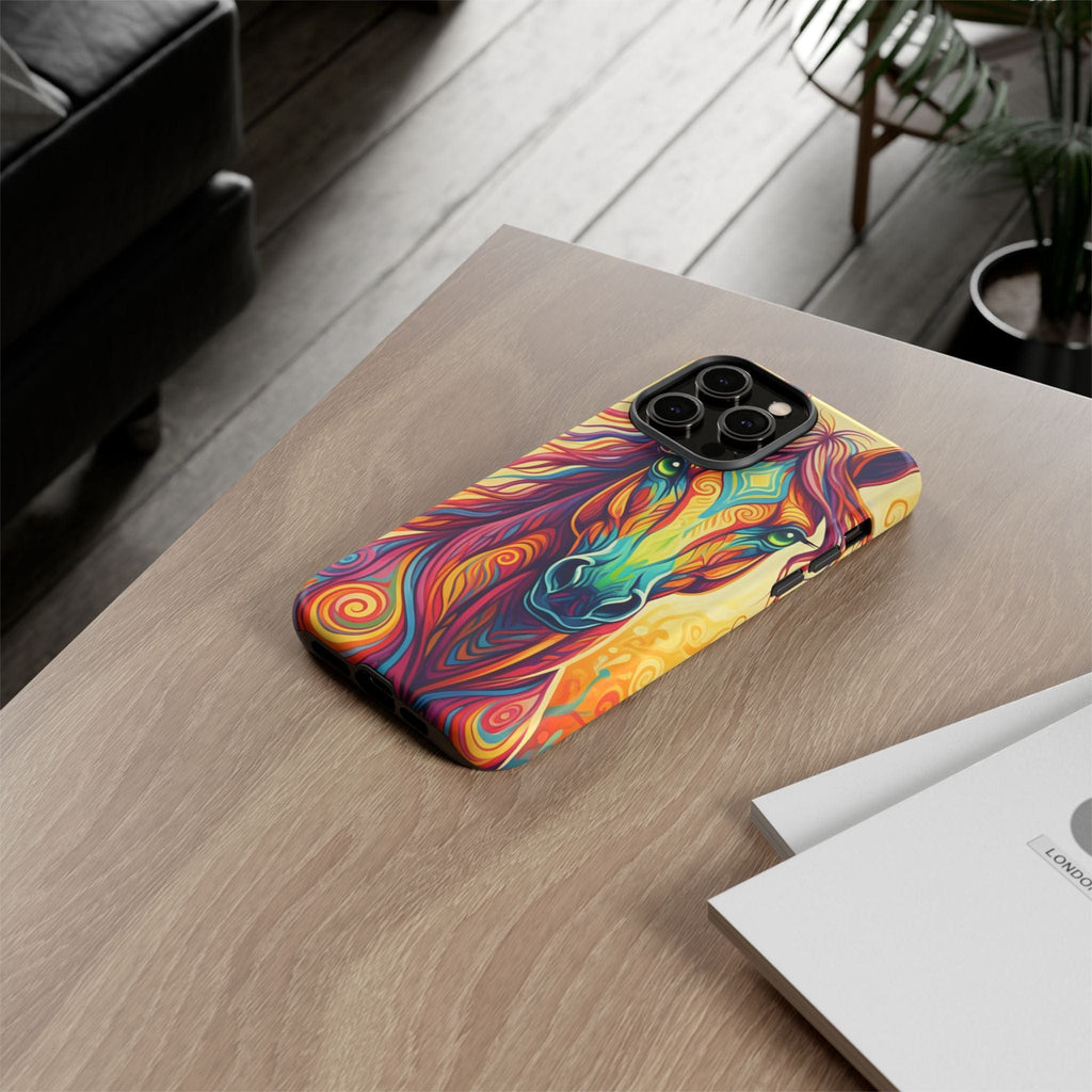 Vibrant Swirl Stallion - Phone Cover