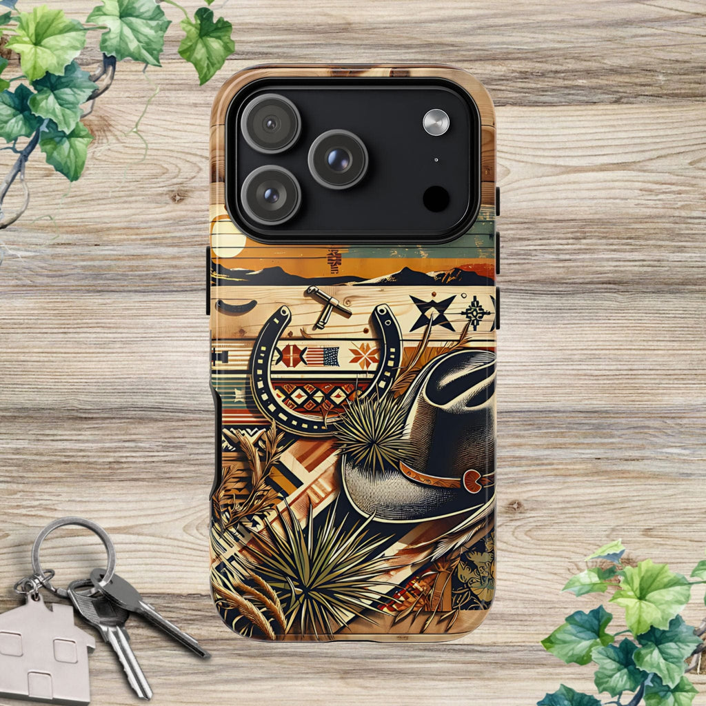 Hat and Horseshoes -Phone Case