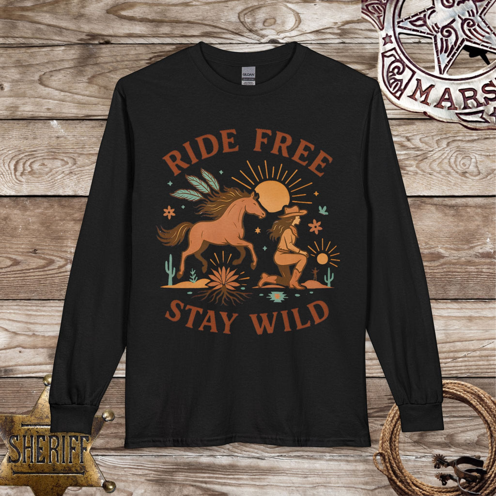 Ride Free Stay Wild Long Sleeve Shirt