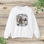 Happy Holidays Y'all Cowboy Boots Western Christmas Sweatshirt