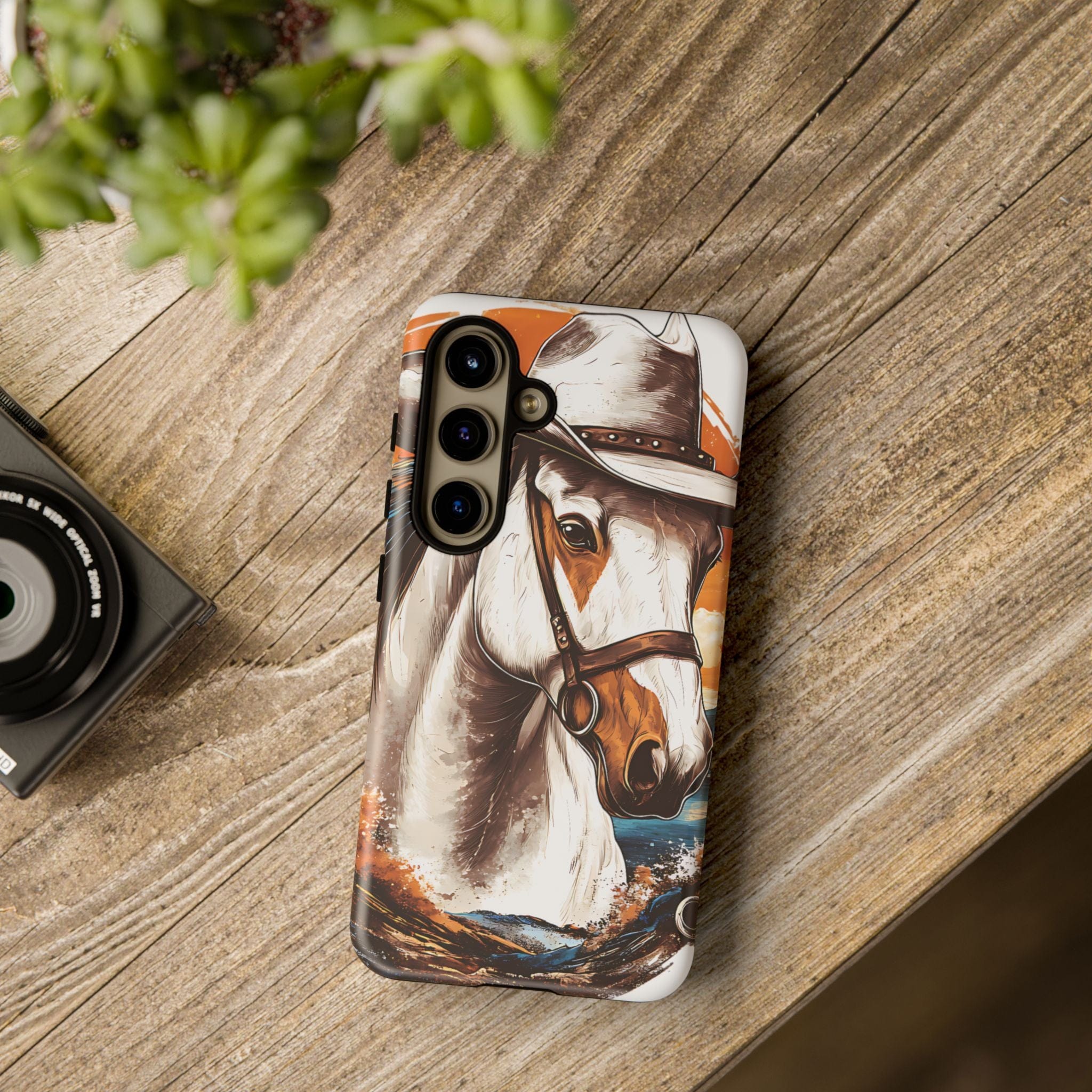 White Hat Horse-Phone Cases