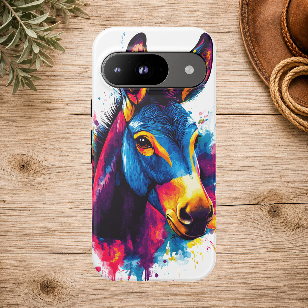 Color Splash Donkey Phone Case