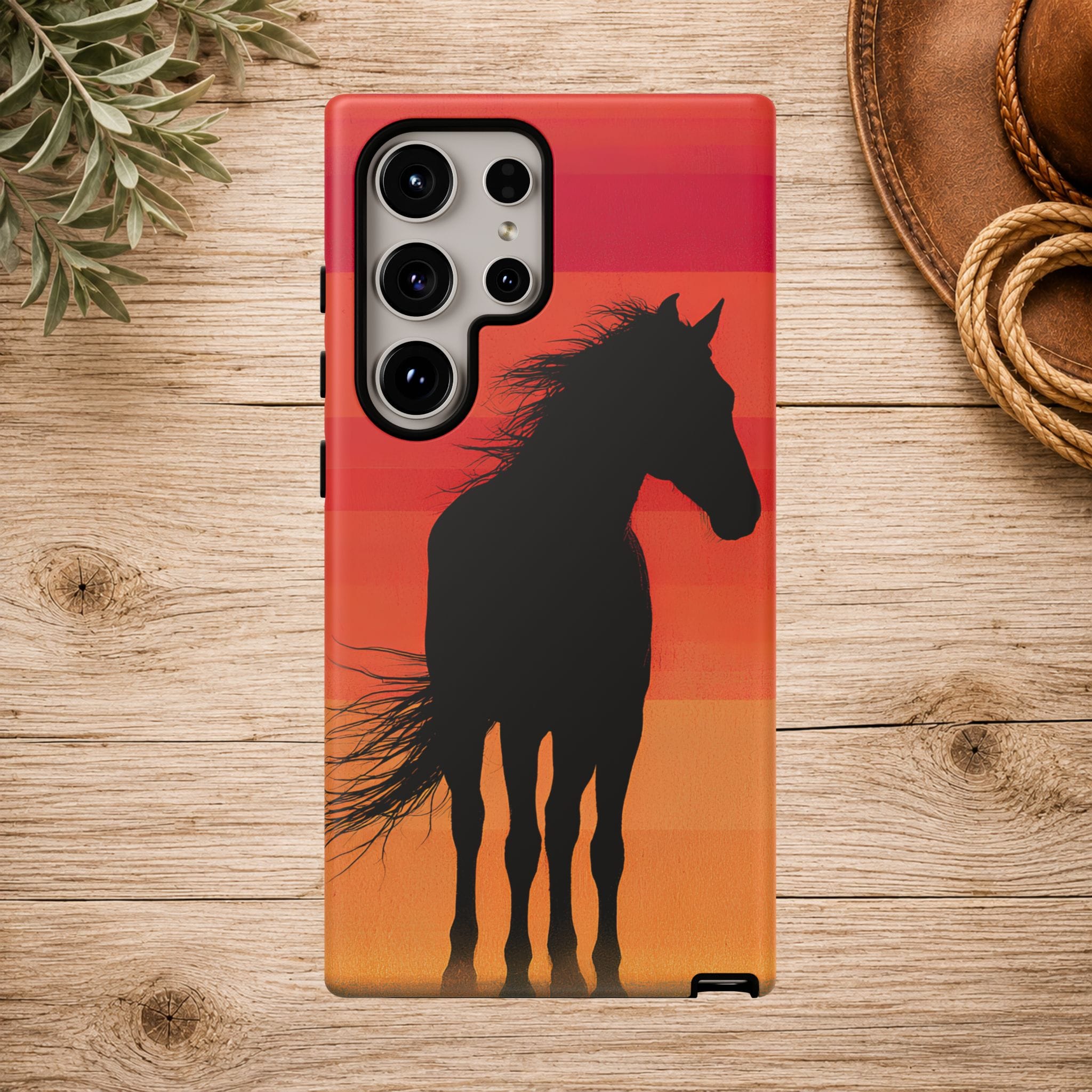 Sunset Spirit Horse Phone Case