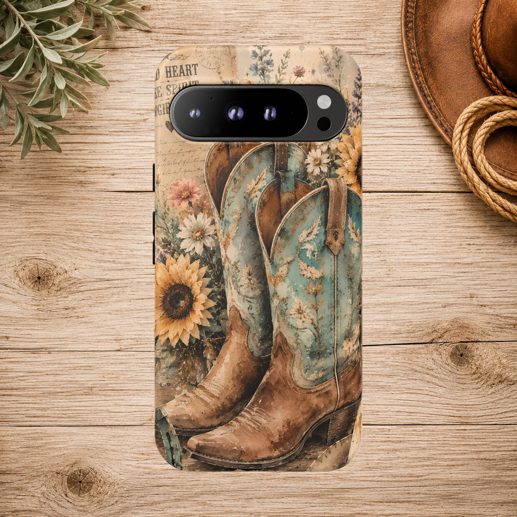 Rustique Sunflower Western iPhone Cover