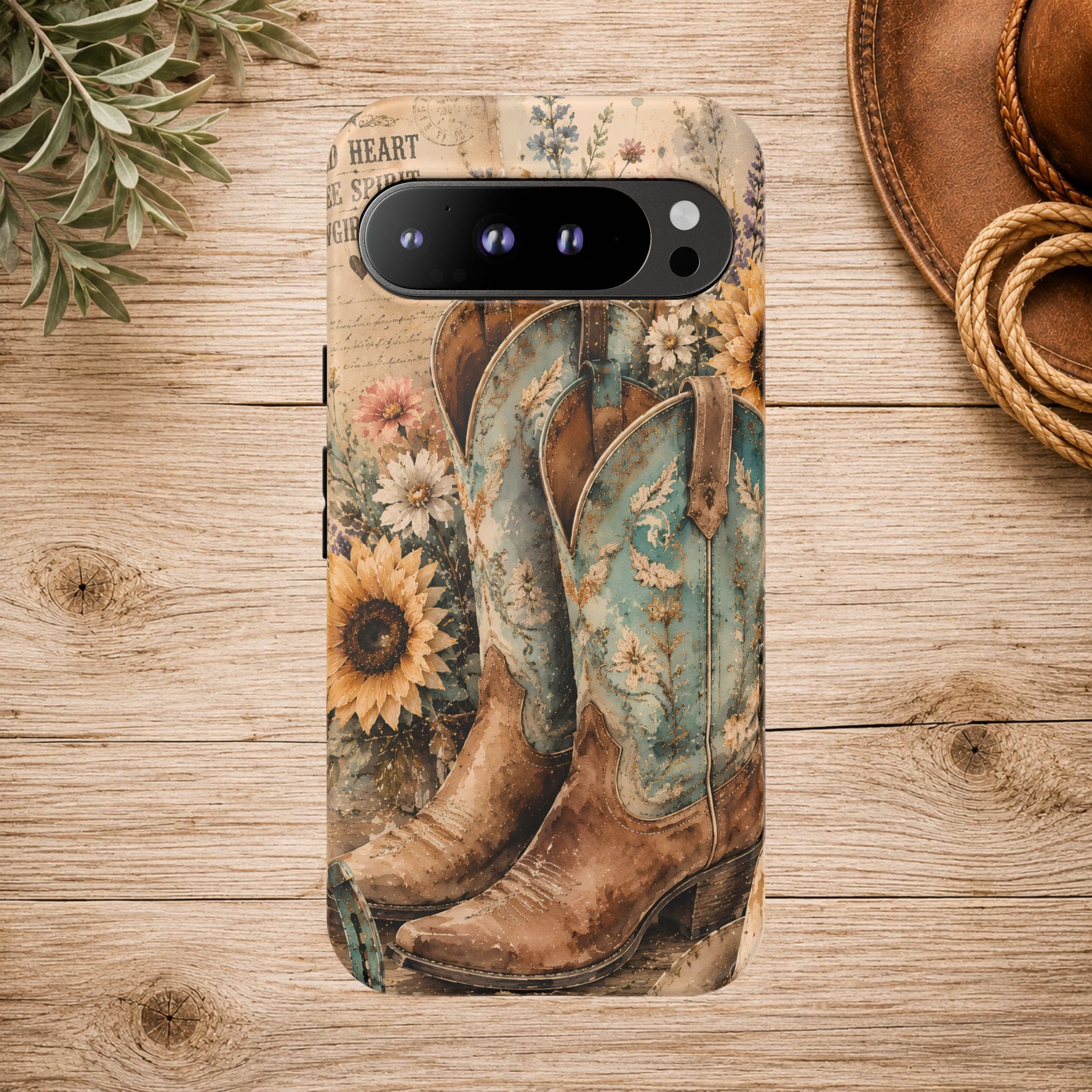 Rustique Sunflower Western iPhone Cover