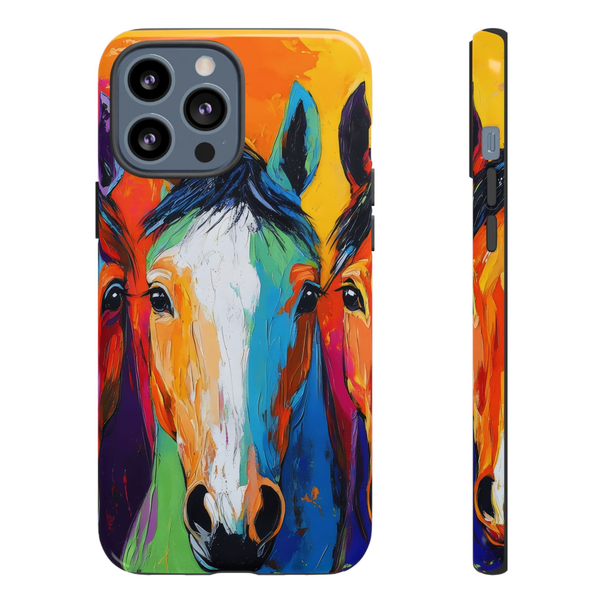 Colorful Horse Head Phone Case